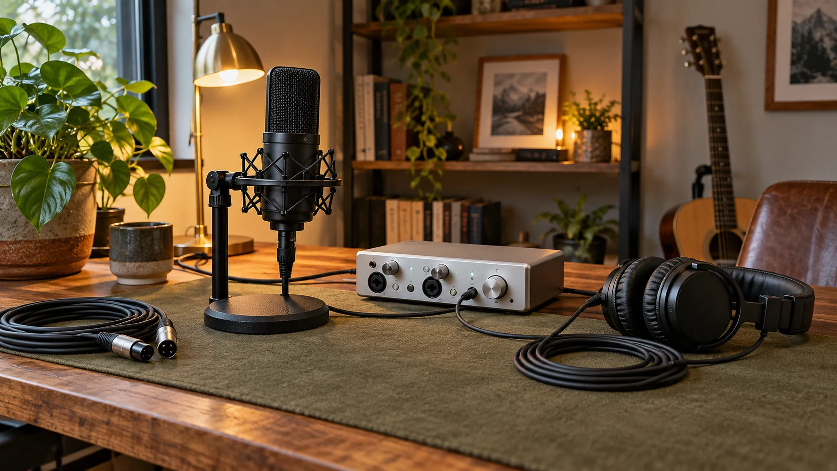 Home recording equipment collection